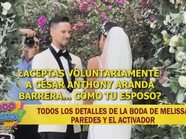 ¡Un sueño hecho realidad! La fastuosa boda de Melissa Paredes y Anthony Aranda