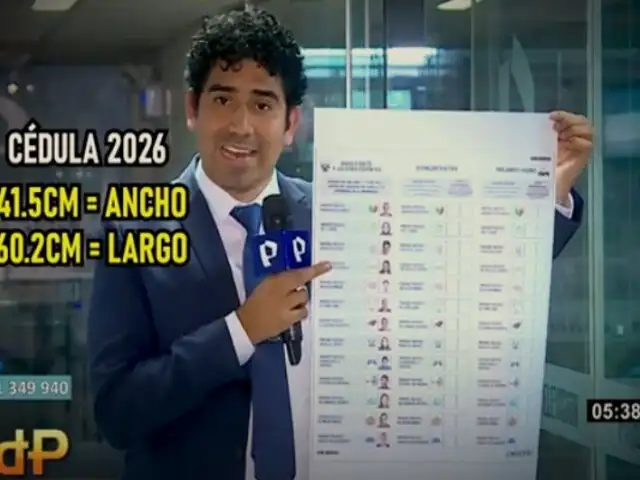 Elecciones 2026: La cédula de votación se duplicaría en tamaño debido al aumento de partidos políticos