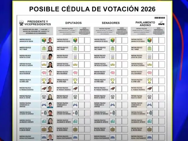 Elecciones 2026: cédula electoral superaría los 60 cm de largo por la cantidad de partidos