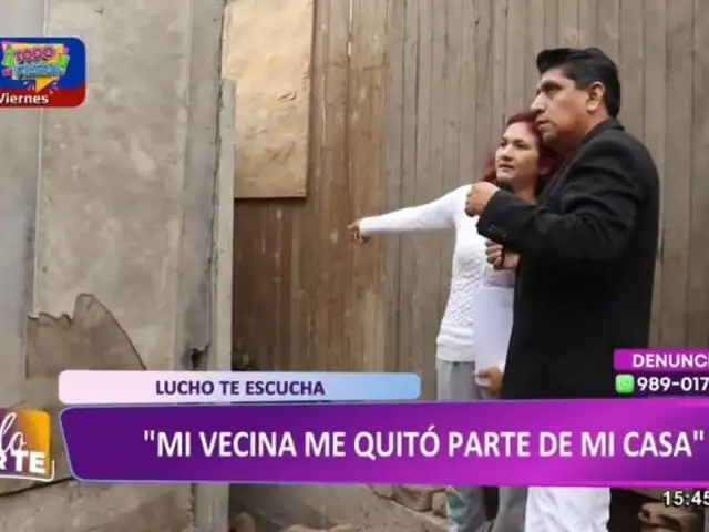 El Agustino: Mujer denuncia que su vecina hizo construcción en parte de su terreno