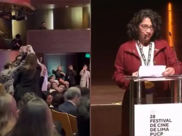 "¡Fuera!": Abuchean a ministra de Cultura durante inauguración de Festival de Cine de Lima