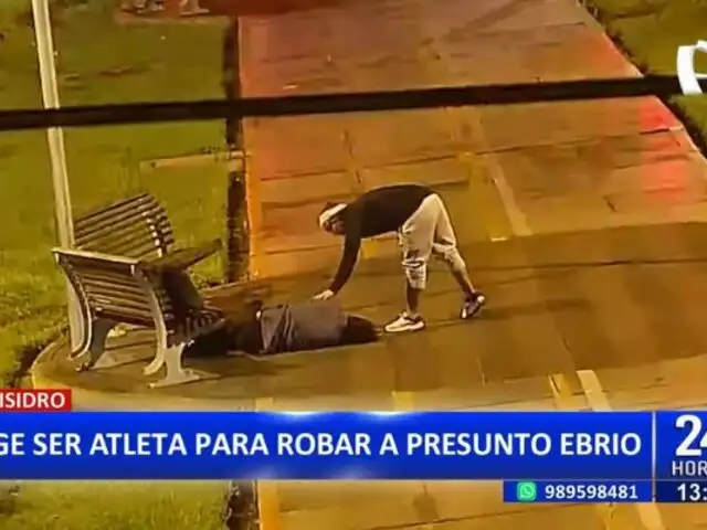 Cae falso "runner" en San Isidro: Delincuente fingía hacer ejercicios para robar a hombre ebrio