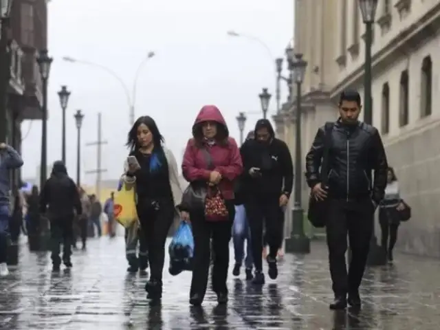 Senamhi anuncia que temperaturas diurnas oscilarán entre los 11 a 14 grados en Lima