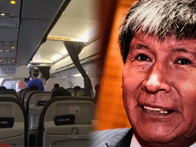 Bajan de avión a Wilfredo Oscorima en medio de manifestaciones por incumplimiento de obras