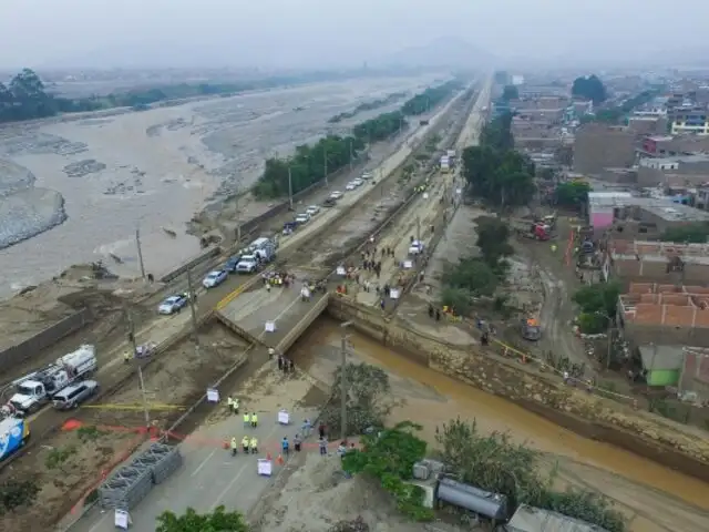 Municipalidad de Lima declara en emergencia autopista de la Ramiro Prialé