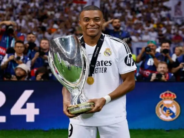 Kylian Mbappé tras conseguir la Supercopa de Europa con Real Madrid: “Siempre soñé con jugar con esta camiseta”