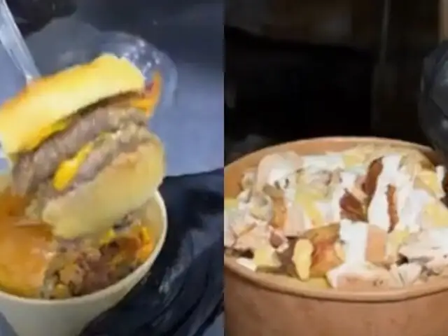 ¿Comer hamburguesas y pollo a la brasa con una CUCHARA? Esta es la moda de lo "cuchareable"