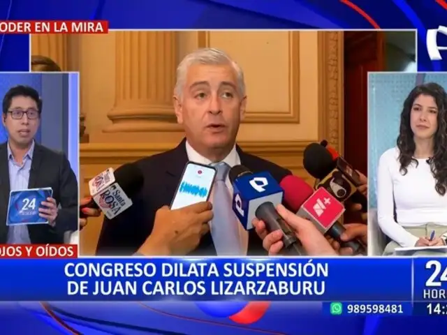 Congreso dilata la suspensión de Juan Carlos Lizarzaburu por comentarios sexistas