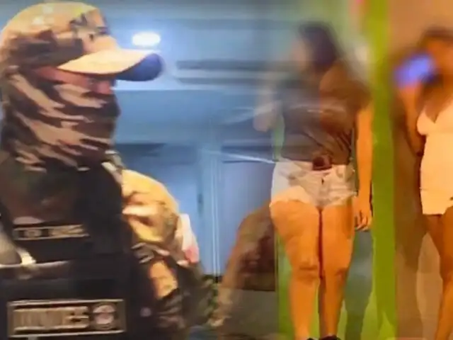 Organización criminal “One Family” cobraba 15 mil soles a mujeres explotadas sexualmente, según la PNP