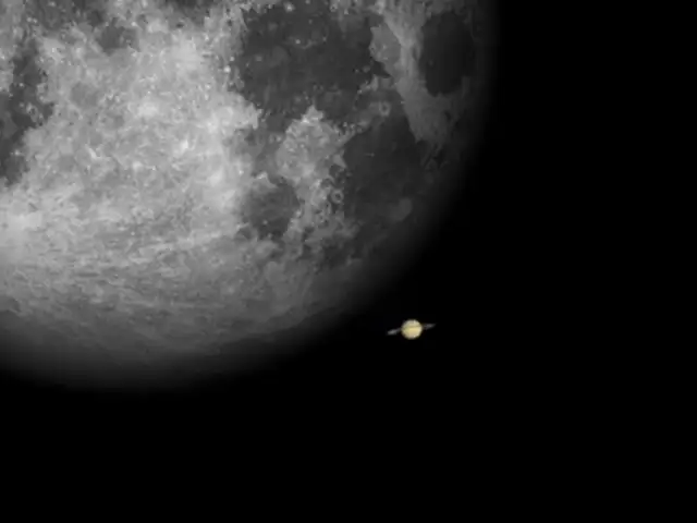 HOY 20 de agosto la Luna y Saturno protagonizan un espectáculo que será transmitido por el IGP