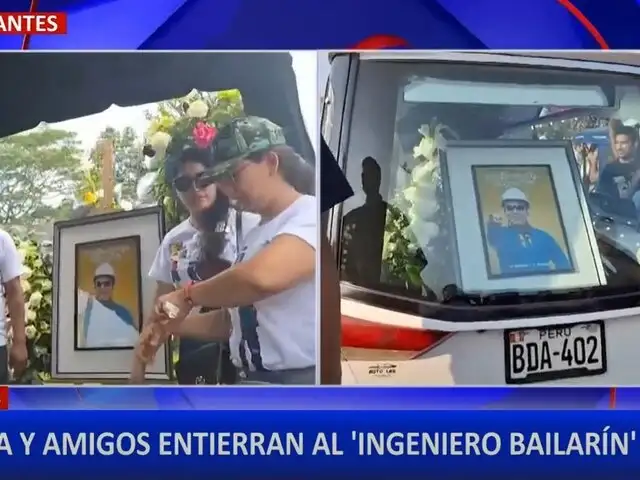 Iquitos: 'Ingeniero Bailarín' fue sepultado en emotiva ceremonia rodeado de amigos y familiares