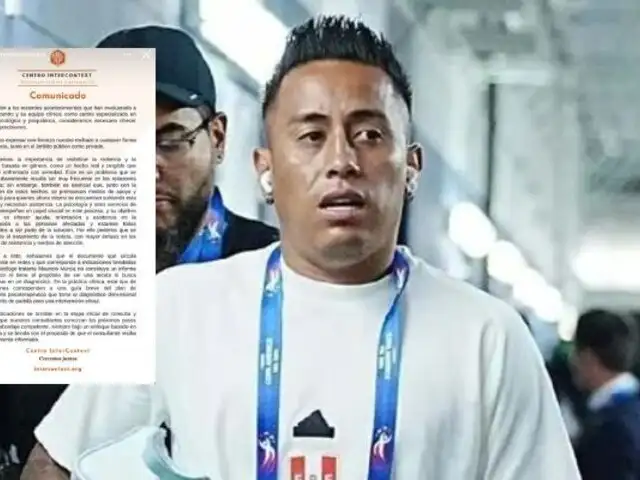 Centro clínico aclara: el documento que enseñó Cueva sobre depresión no es un “informe psicológico”