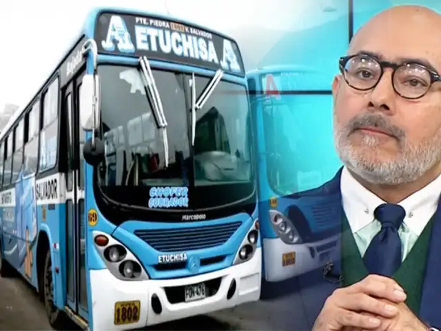 David Mujica: “Al menos un 40% de empresas de transporte están pagando cupo a extorsionadores”