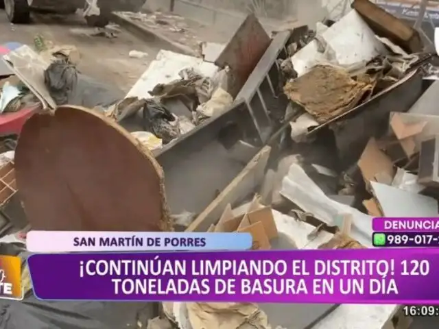 SMP: Vecinos denuncian acumulación de basura en avenida Tomás Valle