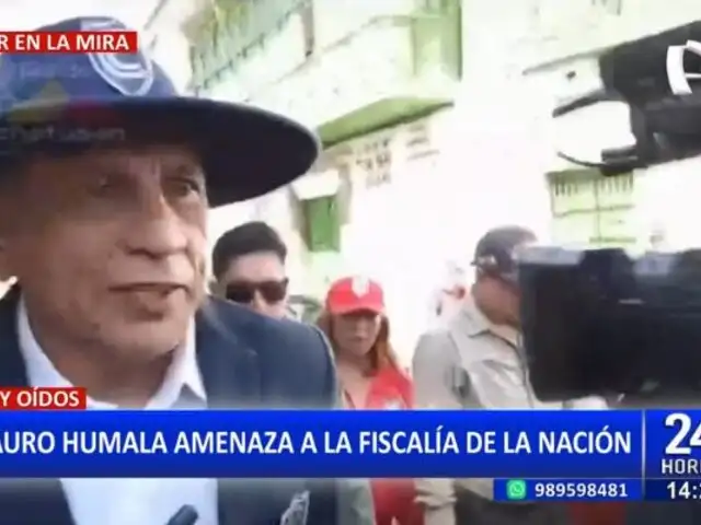 Antauro Humala arremete contra la Fiscalía: "Son unos imbéciles, no saben dónde están parados"