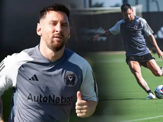 Lionel Messi regresa a los entrenamientos y podría volver al Inter Miami antes de los playoffs