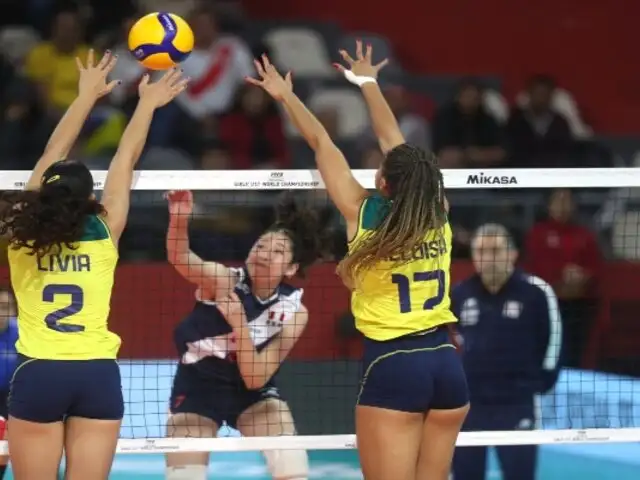 ¡Podemos mejorar! Perú cayó 3-1 ante Brasil y quedó en el sexto lugar del Mundial de Vóley Sub-17