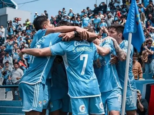 ¡Goleada celeste! Sporting Cristal derrotó 4-0 a UTC en el Estadio Alberto Gallardo