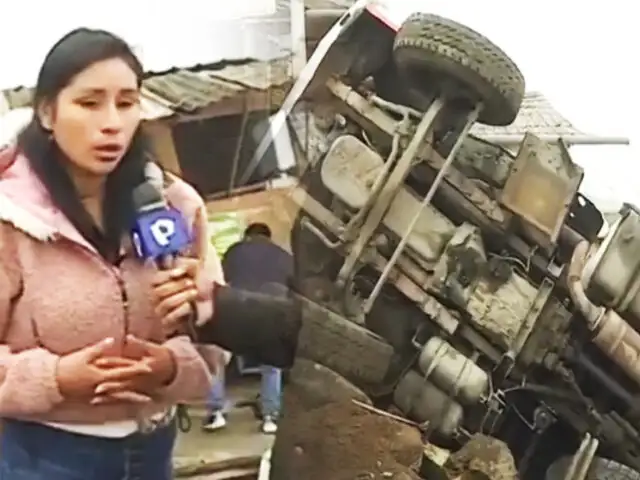 Familia afectada por caída de camión sobre su vivienda en Independencia pide ayuda