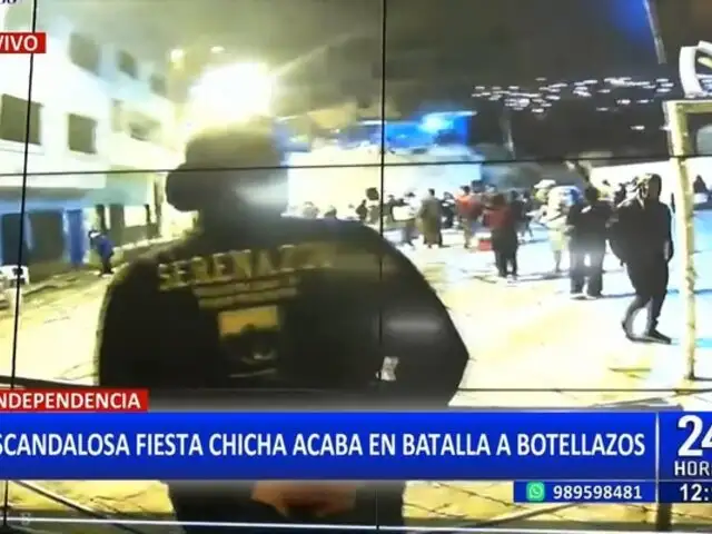 Caos en Independencia: batalla campal deja un herido en fiesta "chicha"