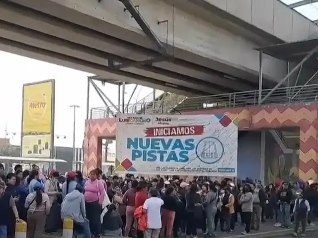 Línea 1 del Metro de Lima restablece servicio tras largas colas en SJL