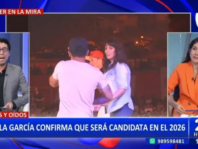 Carla García confirma que será candidata el 2026: "Voy a representar al aprismo"