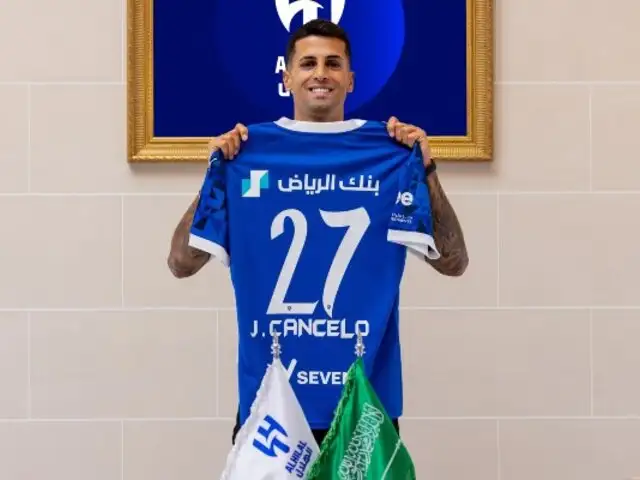 ¡Se mudó a Arabia! Joao Cancelo fue anunciado como nuevo jugador de Al-Hilal