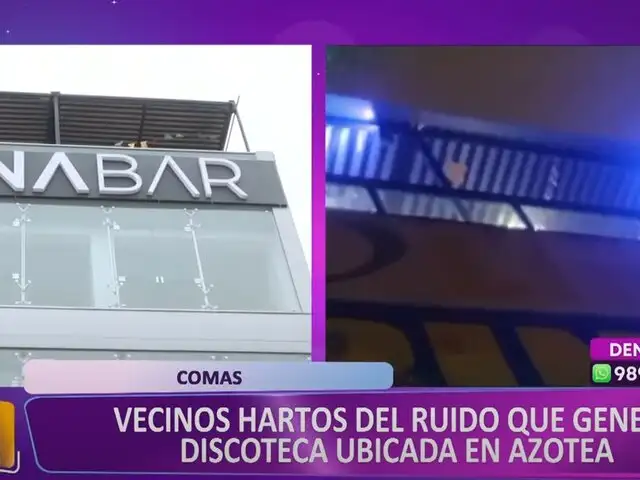 Comas: discoteca ilegal causa malestar en vecinos por fiestas ruidosas