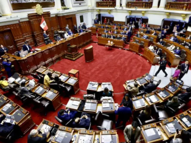 Congreso posterga debate sobre derogatoria de la ley de crimen organizado