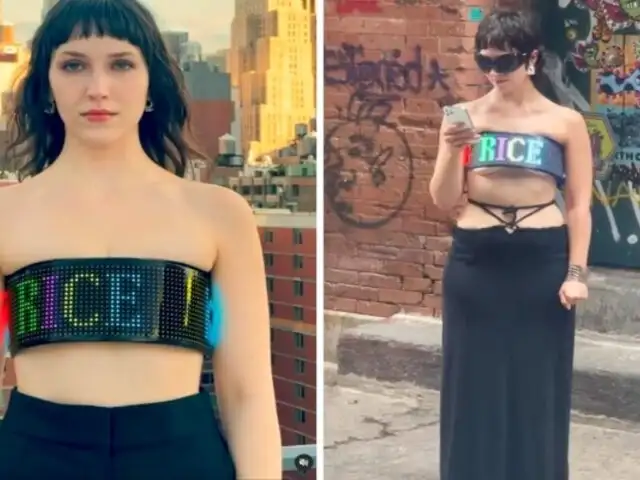 ¡Top LED está causando furor entre las fashionistas de Nueva York!