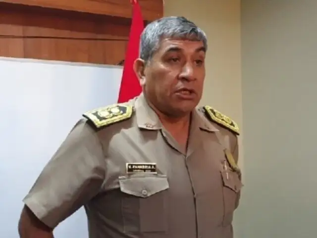 Jefe de la PNP Víctor Zanabria acusa a la prensa de generar "zozobra" con cobertura de extorsiones