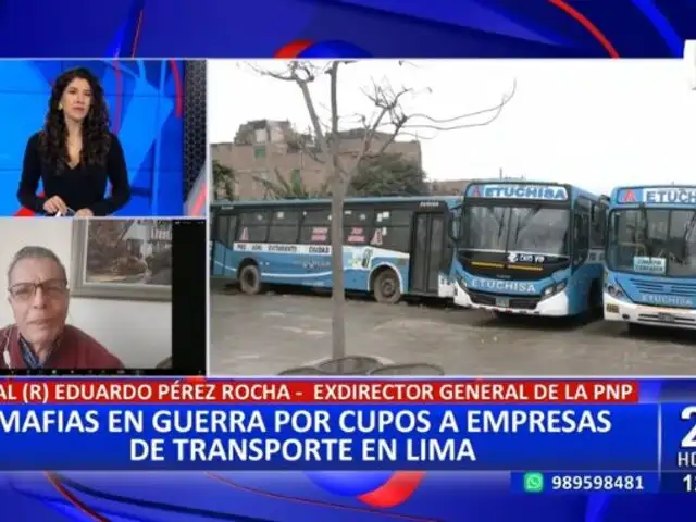 Eduardo Pérez Rocha sobre ataques a buses "Los Chinos": "La violencia se ha extendido a nivel nacional"