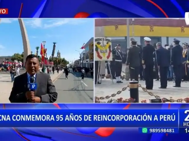 Tacna está de fiesta: Se conmemoran 95 años de su reincorporación al Perú