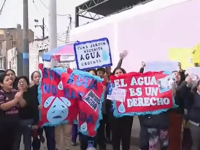 Callao: Padres de jardín denuncian falta de agua por más de cuatro meses