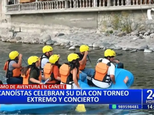 Con torneo extremo y concierto: Celebran el Día del Canoísta en Cañete