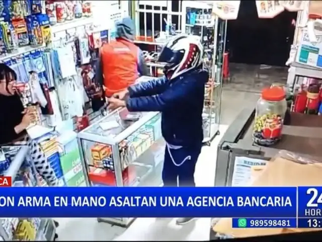 Ica: delincuentes armados roban 20 mil soles en librería