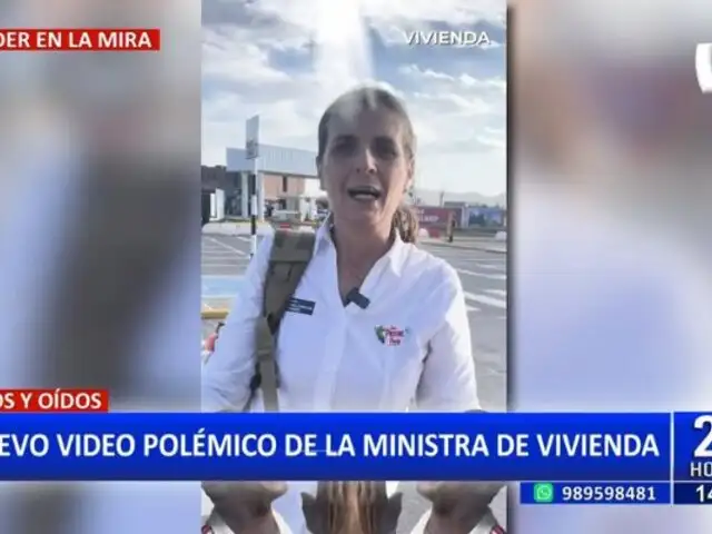 Ministra de Vivienda habla sobre problema de agua en Juliaca y cita al "Cuto": "La fe es lo más lindo"