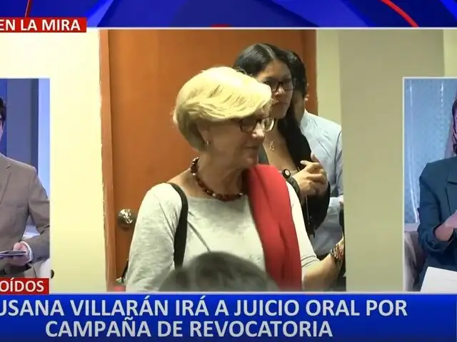 Poder Judicial rechaza solicitud de Susana Villarán para archivar investigación en su contra