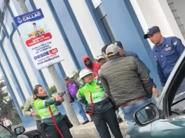 Callao: liberan a conductor que intentó atropellar a policía