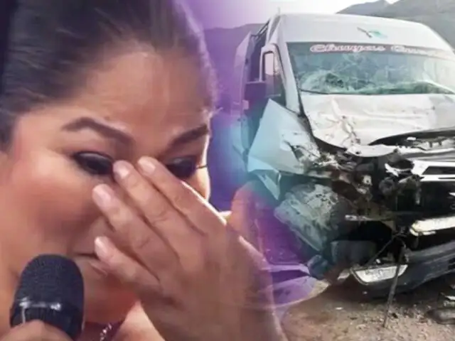 Sonia Morales: Músicos de la cantante vernacular sufrieron accidente vehicular en Áncash