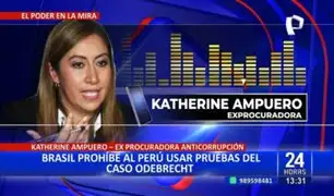 Katherine Ampuero sobre prohibición de pruebas del caso Odebrecht: "es un duro golpe a la justicia"