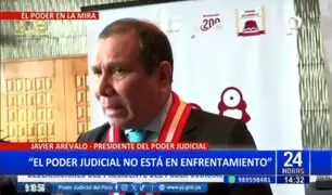 Javier Arévalo: presidente del Poder Judicial pide diálogo al gobierno y Fiscalía