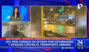 Martín Ojeda sobre extorsiones a empresas de buses: "El transporte urbano ya no aguanta"