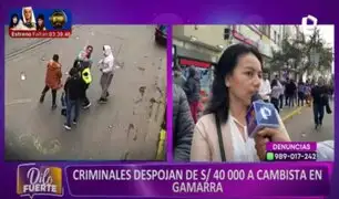 Susana Saldaña tras robo de S/40 mil a cambista: “No entendemos porque no desplegaron policías"