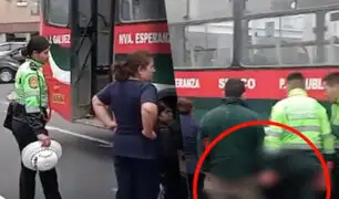 Joven resultó herido tras ser atropellado por bus “La Chama” en Miraflores