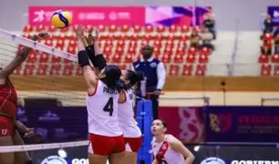 ¡A los cuartos de final! Perú venció 3-0 a Surinam en la Copa Panamericana de vóley Sub-23