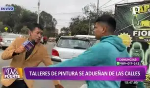 ¡Indignante! trabajador de tapicería agrede a reportero en el Cercado de Lima