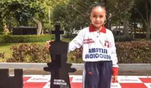 !Orgullo peruano! Niña de 6 años se corona tricampeona nacional de ajedrez