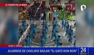 Chiclayo: alumnos de un colegio bailan al ritmo del denominado ‘Gato Ron Ron’