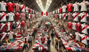 Camisetas de la selección peruana desde 8 soles en Gamarra para el Perú vs. Colombia